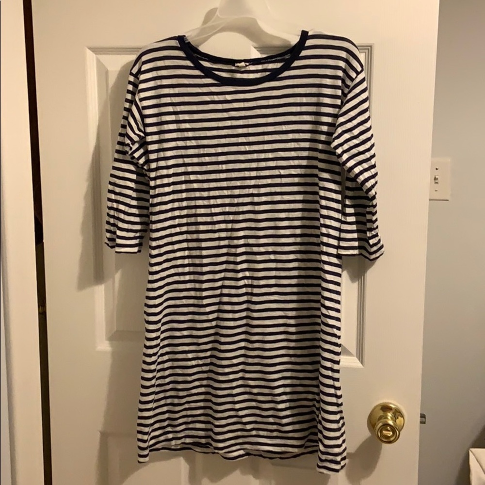 J. Crew Stripped Cotton Dress